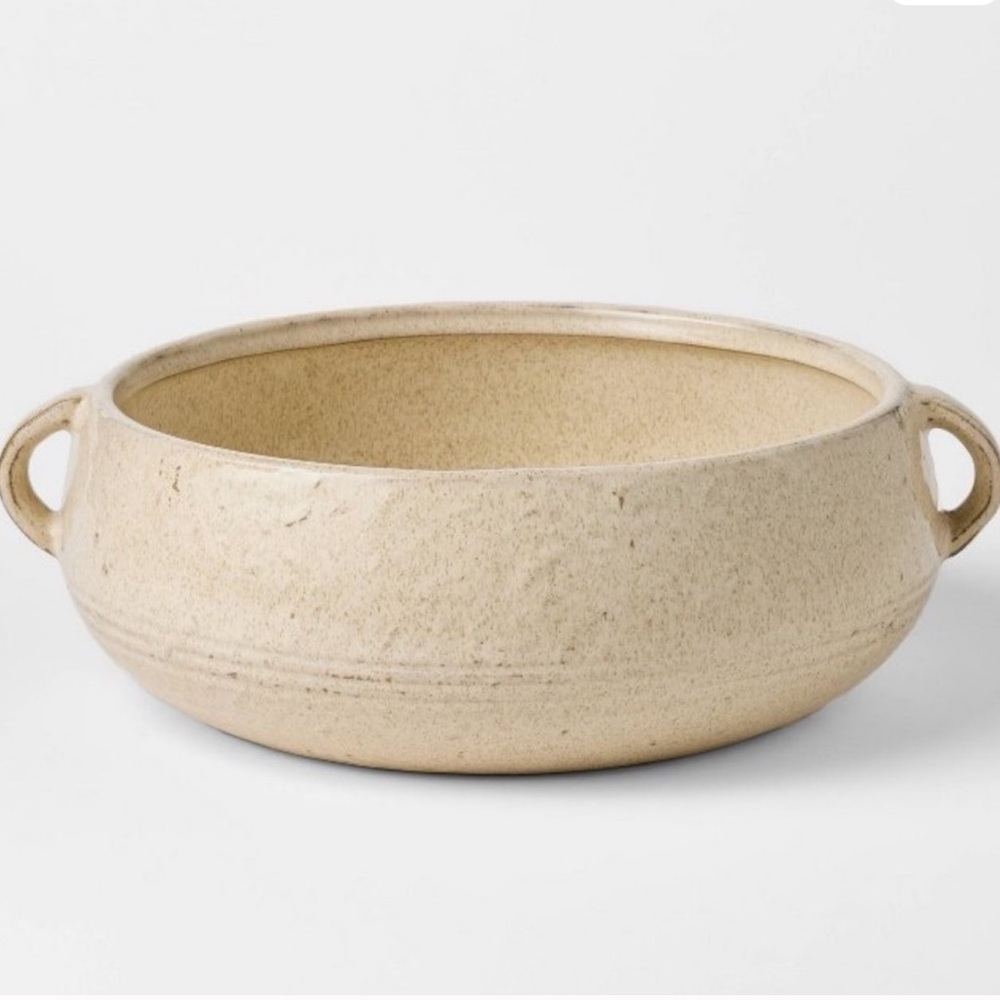 Threshold Large Glazed Ceramic Bowl